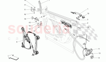 FRONT DOORS: MECHANISMS (Not available with: CENTRALIZED ELECTRICAL LOCKING)