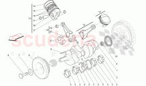 CRANKSHAFT, CONNECTING RODS AND PISTONS (Available with: 