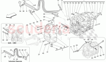 GEARBOX HOUSINGS (Includes gearbox oil radiator Available with: 