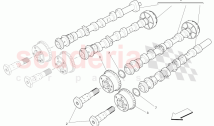 LH CYLINDER HEAD CAMSHAFTS