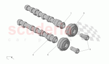 LH CYLINDER HEAD CAMSHAFTS