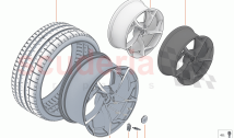 16 - SUSPENSION - 16.10 - WHEEL AND TYRE ASSEMBLIES FRONT LEFT