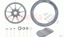 17 - SUSPENSION - 17.13 - WHEEL AND TYRE ASSEMBLIES REAR LEFT