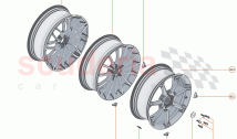 18 - SUSPENSION - 18.13 - WHEEL AND TYRE ASSEMBLIES REAR LEFT