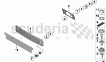 Registration plate mounting