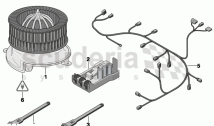 Electric parts automatic air condition