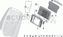 Seat, front, rear panel II