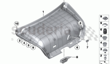 Trim panel, trunk lid
