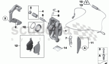 REAR WHEEL BRAKE-BRAKE PAD SENSOR