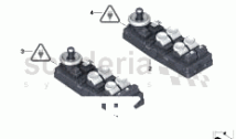 Oper. unit, switch cluster, door, front