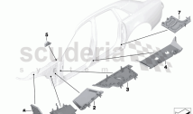 Cavity shielding, side frame