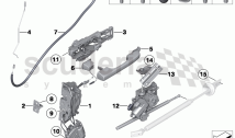 REAR DOOR CONTROL/DOOR LOCK
