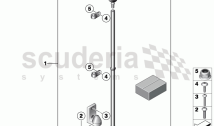 Flag holder - grill mounted