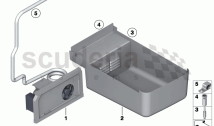 Compressor assembly and trim panels