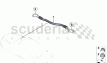 Earth strap for engine hood