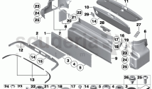 Trunk trim panel