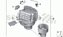 Blower unit / mounting parts