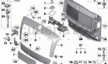Radiator grill / radiator figure