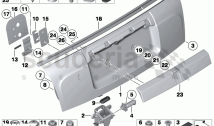 Trunk lid, bottom