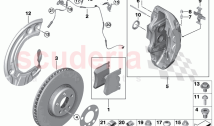 Front wheel brake