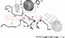 Power brake unit depression