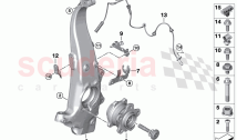 Carrier wheel bearing front