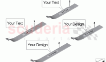 Retrofit engraved treadplates