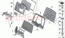 Seat front rear panel II