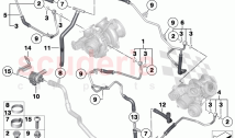 Cooling system exhaust turbocharger