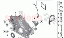 Lower timing case