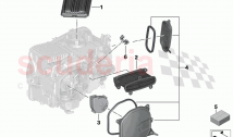 Single parts headlight LED