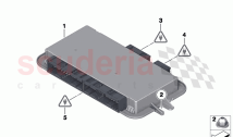 Control unit footwell module 3