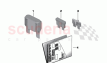 Single components for fuse housing