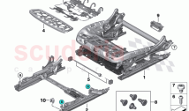 Seat front seat frame