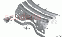 Splash wall parts