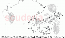 Brake pipe front