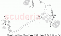 Brake pipe rear