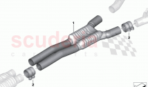 Centre muffler