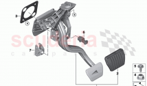 Pedal assembly automatic transmission