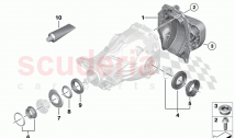 Rear axle drive parts