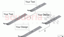 Retrofit engraved treadplates