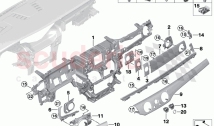 Instrument panel centre