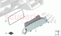 Instrument panel glass case