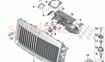 Radiator grill radiator figure