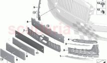 Trim panel trim elements front