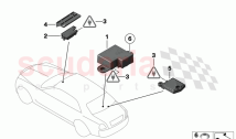 Single parts telephone aerial