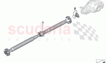 Propeller shaft flex disc insert nut