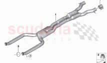 Repl of petrol part filter w fr pipe