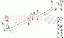 Refrigerant lines rear A C