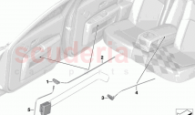 LED module optical fibre